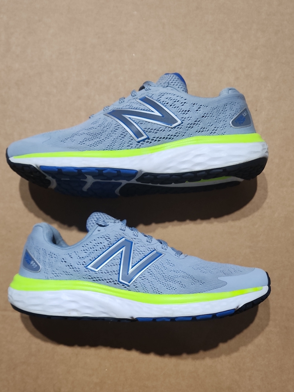 New Balance Fresh Foam 680v7 'Arctic Grey Pixel Green.. M Sz 8.5